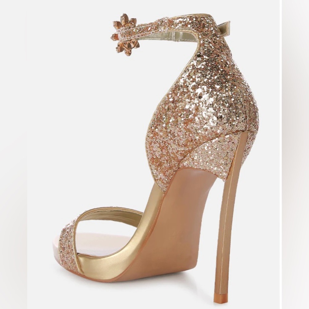 👠 NIB London Rag Stilettos 👠 - Picture 3 of 6